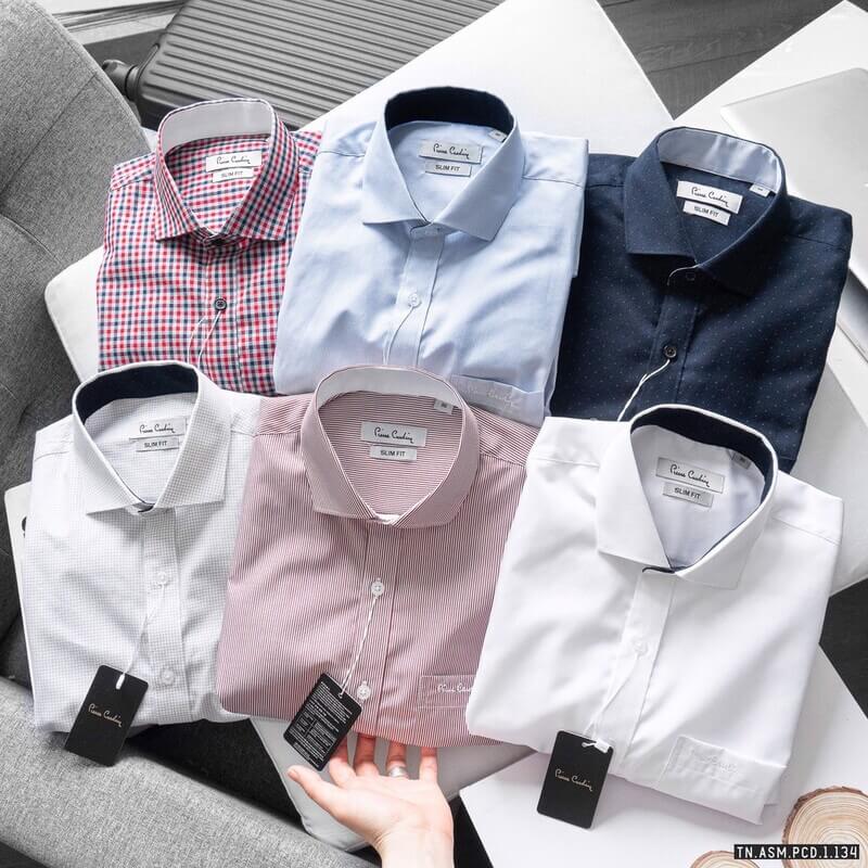 Áo sơ mi nam Pierre Cardin An Phước tay dài có túi công sở chất vải cao  cấp mềm mát 6 màu  Shopee Việt Nam