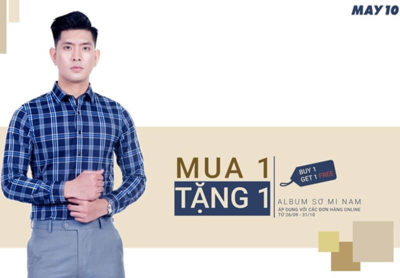 May 10 là thương hiệu thuộc tổng công ty May 10 - top đầu doanh nghiệp dệt may Việt Nam