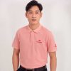 Mẫu áo polo đồng phục ngân hàng Techcombank màu hồng