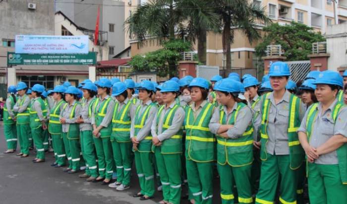 Đồng phục công nhân vệ sinh môi trường tại HCM có tính bảo hộ cao
