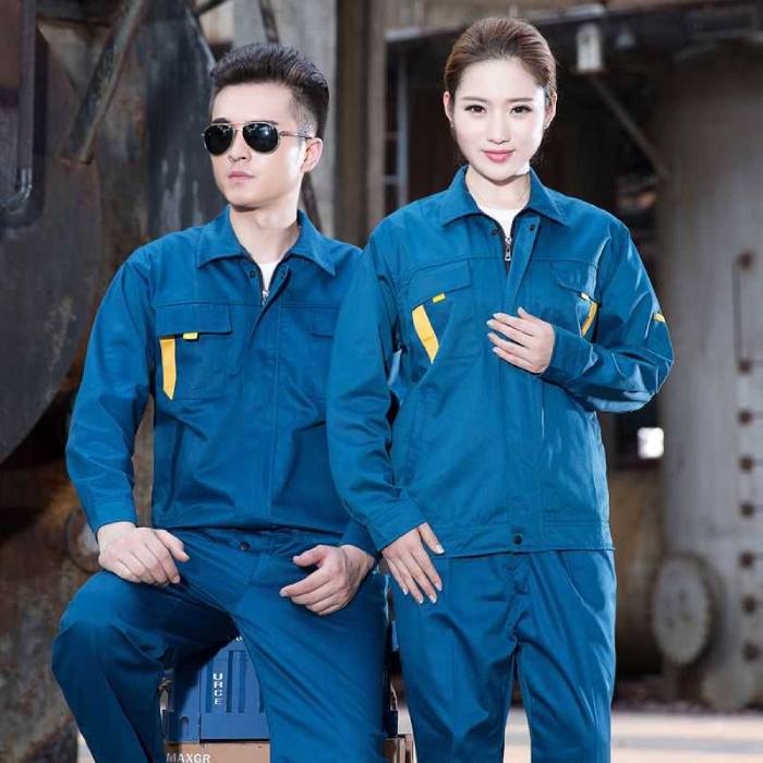 Thiết kế đồng phục phhucj công ty dầu khí dày, bên giúp bảo vệ sức khỏe nhân viên