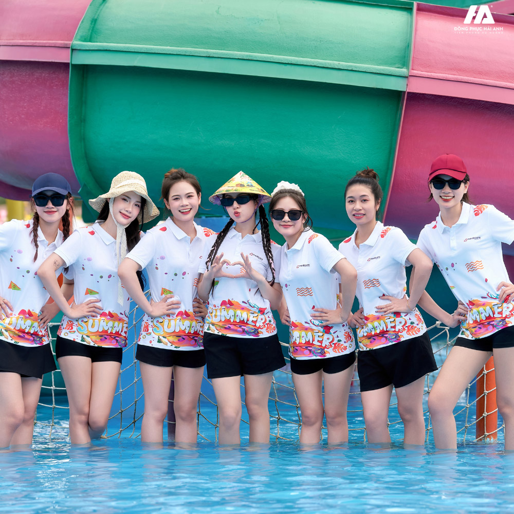 mẫu áo phông nhóm đi biển chúng ta cùng chill