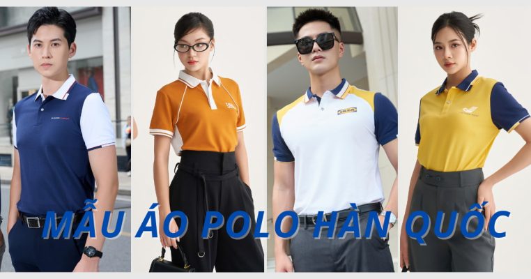 MẪU ÁO POLO HÀN QUỐC- đồng phục HẢi Anh