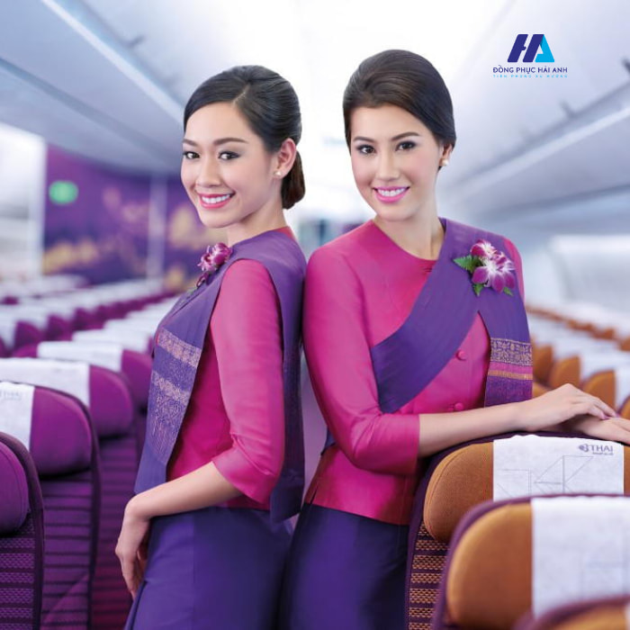 Trang phục đậm chất truyền thống của hãng hàng không Thai airways