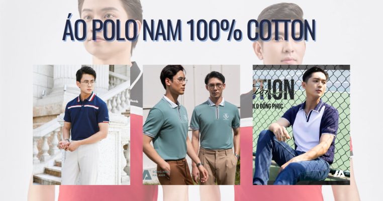 ÁO POLO NAM 100 COTTON - đồng phục Hải Anh