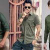 Top 10+ mẫu áo sơ mi nam màu xanh lá cây cực chất cho phái mạnh