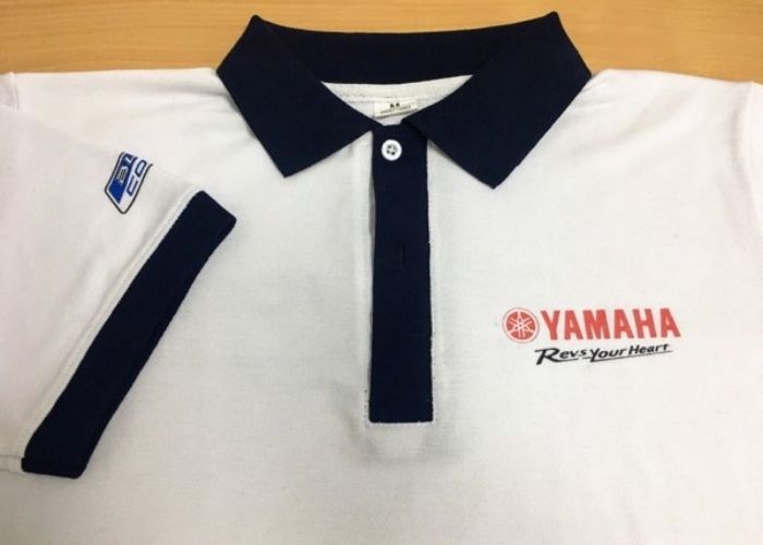 Mẫu áo thun đồng phục đơn giản công ty Yamaha