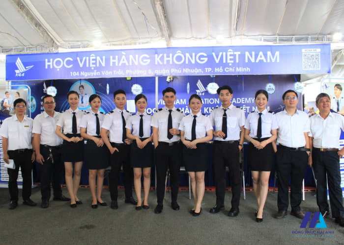 đồng phục sinh viên học viện hàng không là nét đẹp tự hào của VAA