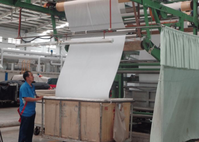 Hình ảnh xưởng sản xuất vải thô