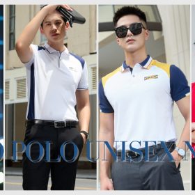 Áo Polo Unisex Nam- đồng phục Hải Anh