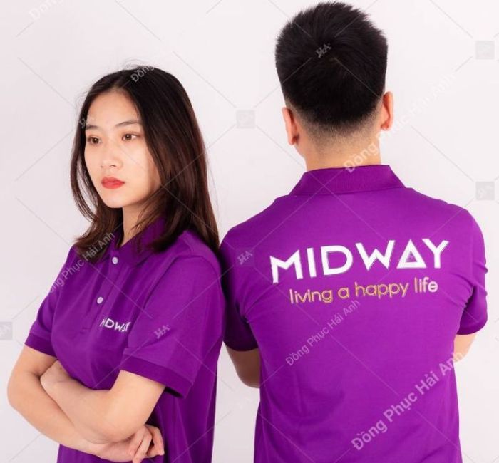 Mẫu áo phông đồng phục đẹp công ty Midway