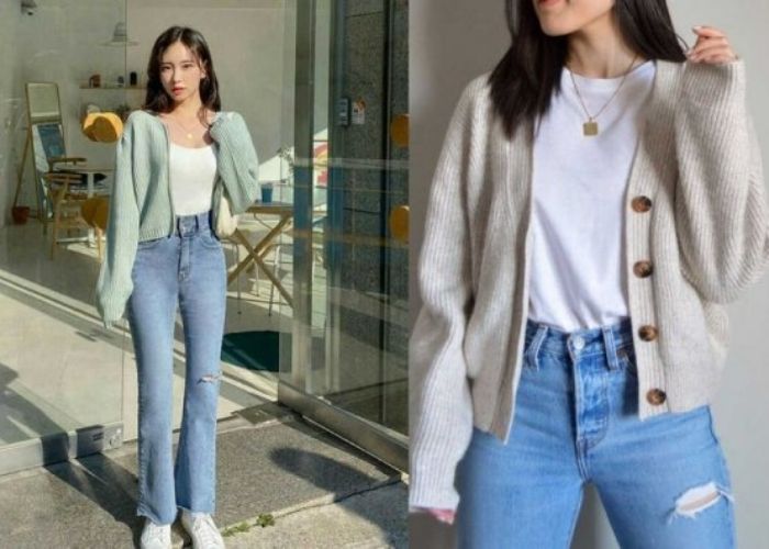 Hình ảnh áo khoác cardigan siêu đáng yêu