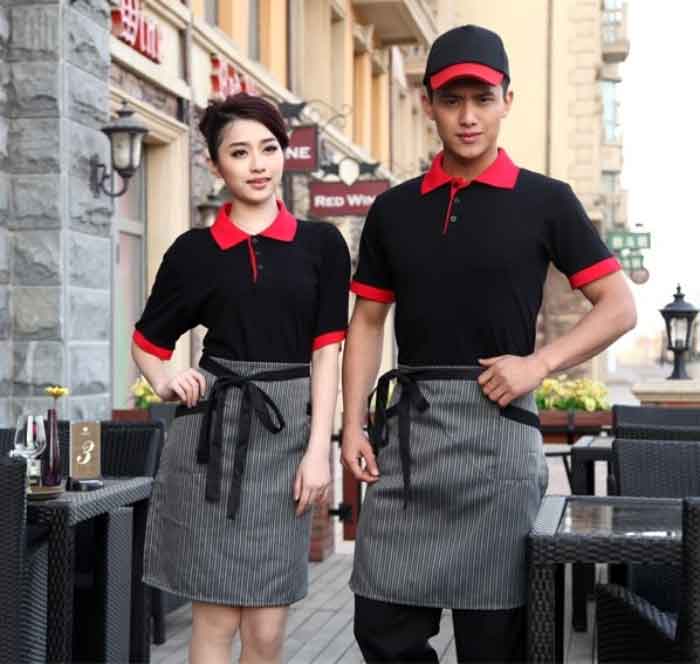 Quân áo dành cho nhân viên phục vụ nhà hàng, quán ăn
