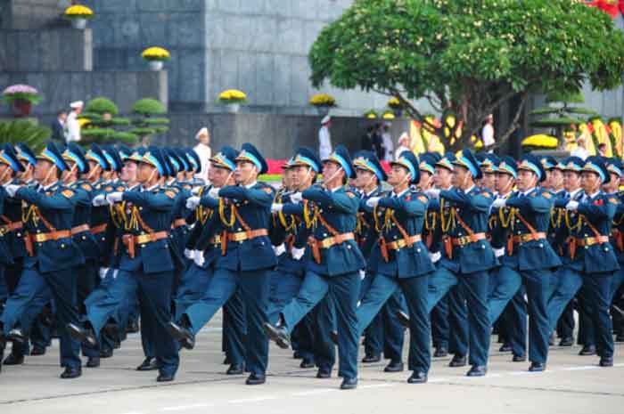Quân Phục Phòng Không Không Quân, Quân Đội Nhân Dân Việt Nam
