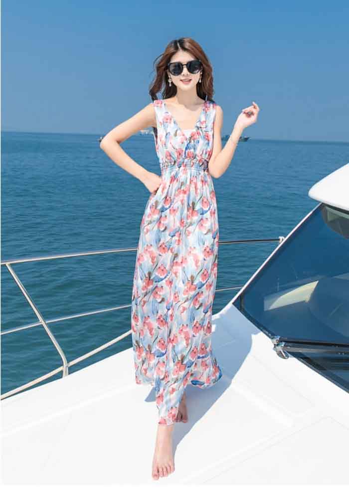 10 mẫu váy liền đi biển bay bổng ngọt ngào để nàng thỏa sức tận hưởng  chuyến du lịch chào hè