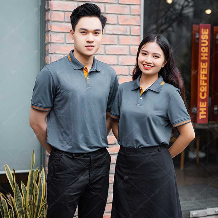Áo phông đồng phục nhân viên chạy bàn nhà hàng