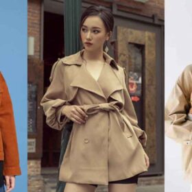 Top 9 mẫu áo khoác kaki nữ hàng hiệu phong cách Hàn Quốc