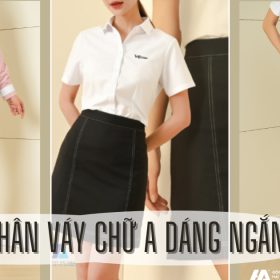 Chân Váy Chữ A Dáng Ngắn- đồng phục Hải Anh