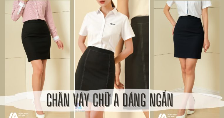 Chân Váy Chữ A Dáng Ngắn- đồng phục Hải Anh