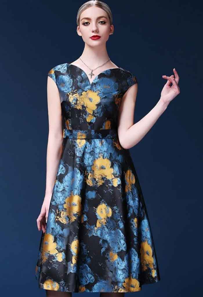 Váy đầm trung niên - chất liệu lanh lụa cực đẹp - dành cho các quý bà 2022