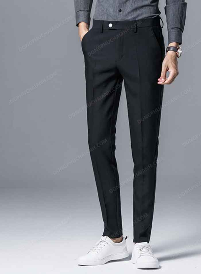 Quần jean nam đen tuyền ống côn XK siêu cấp 234 | Jeans Style