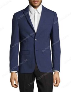 Đồng phục áo vest nam công sở màu xanh ghi