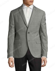 Đồng phục áo vest nam công sở màu xám ghi nhạt