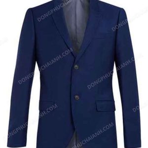 Đồng phục áo vest nam công sở xanh dương