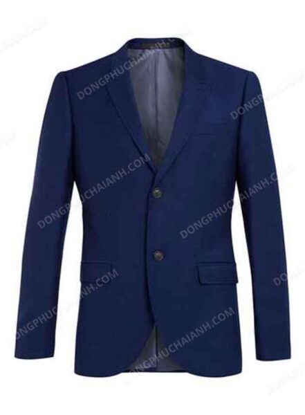 Đồng phục áo vest nam công sở xanh dương