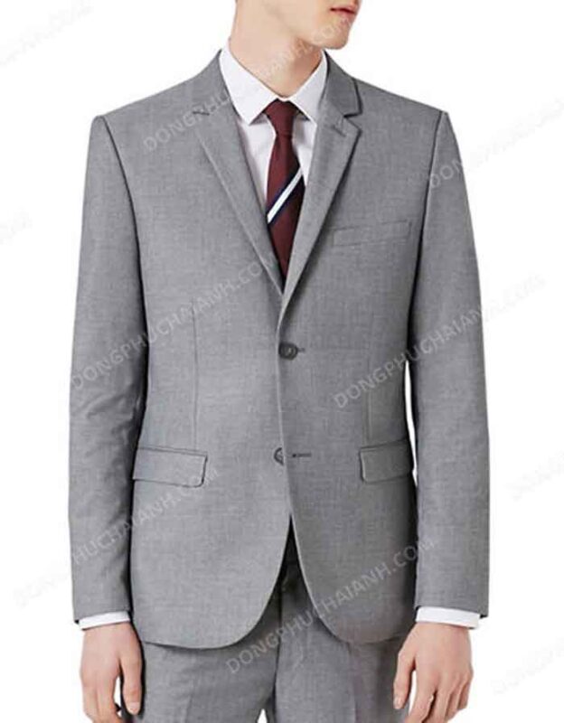 Đồng phục áo vest nam công sở xám lịch lãm