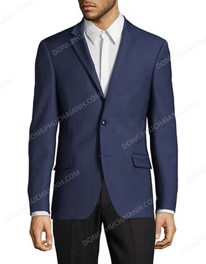 Đồng phục quản lý khách sạn áo vest màu xanh đen