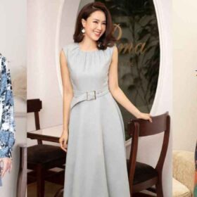 13+ Mẫu váy đẹp công sở hàng hiệu phong cách Hàn Quốc trẻ trung
