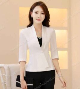 Đồng phục áo vest nữ công sở phong cách Hàn Quốc