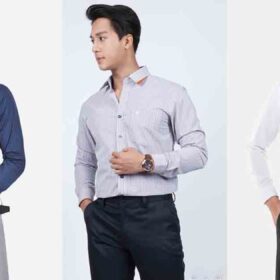 Những mẫu áo công sở nam cao cấp thương hiệu nổi tiếng Hà Nội