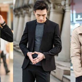 Các mẫu áo khoác nám cổ đứng Hàn Quốc đẹp nhất