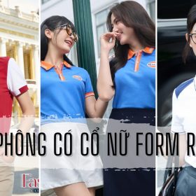 áo phông có cổ nữ form rộng