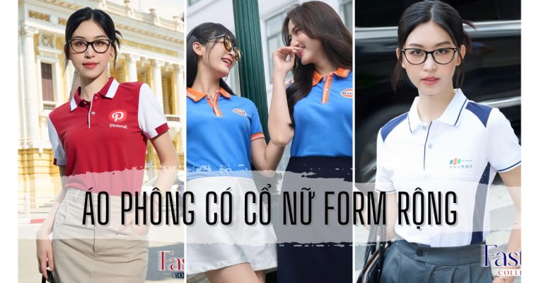 áo phông có cổ nữ form rộng