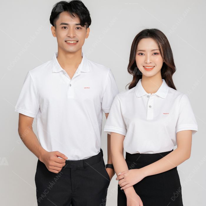 Mẫu áo polo nam 100 cotton thiết kế tươi sáng năng động