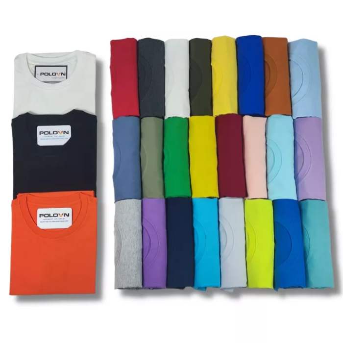 Tổng hợp màu áo làm từ chất liệu vải Compact fit