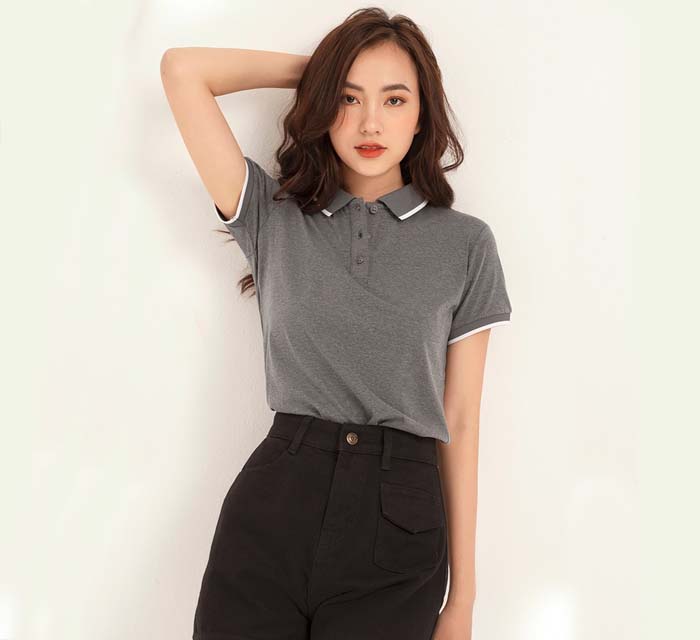 Áo polo trơn thiết kế đơn giản tại shop Zara