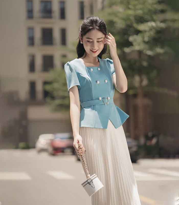 10 mẫu váy công sở hợp mốt đón hè  Thời trang  Việt Giải Trí