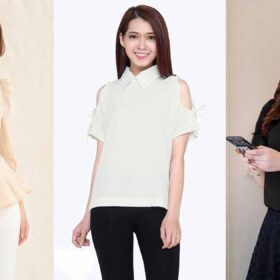 Top 23 mẫu áo kiểu nữ công sở Hàn Quốc cao cấp