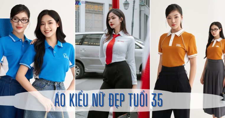 áo kiểu nữ đẹp tuổi 35- đồng phục Hải Anh