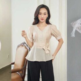 10+ Áo kiểu nữ Hàn Quốc cao cấp, trang phục công sở cách điệu