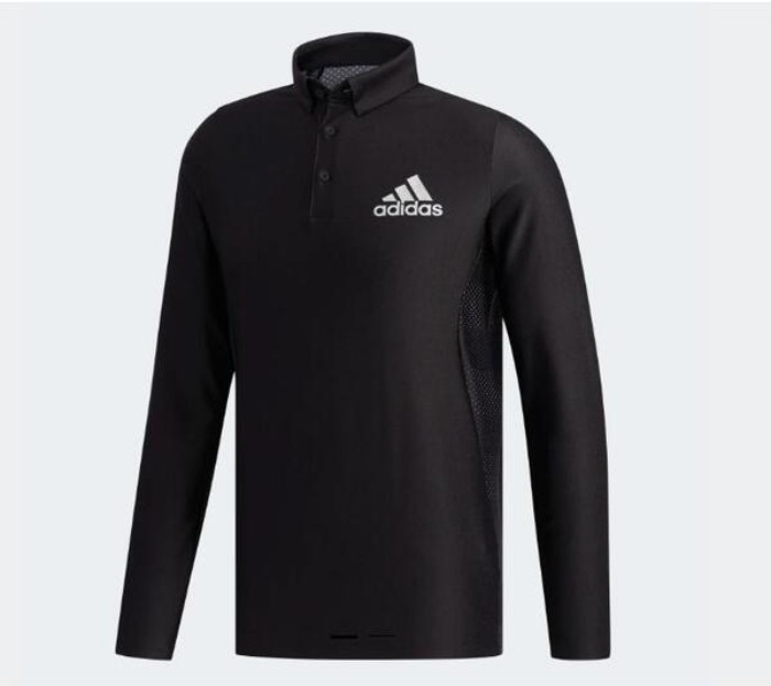 Thương hiệu Adidas nổi tiếng với mẫu áo polo thể thao cổ đứng 