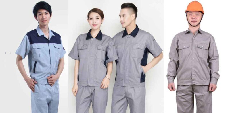 Đồng phục quần áo thi công giá rẻ cho người lao động