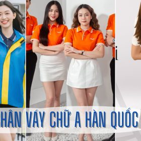 Chân váy chữ A Hàn Quốc- đồng phục Hải Anh