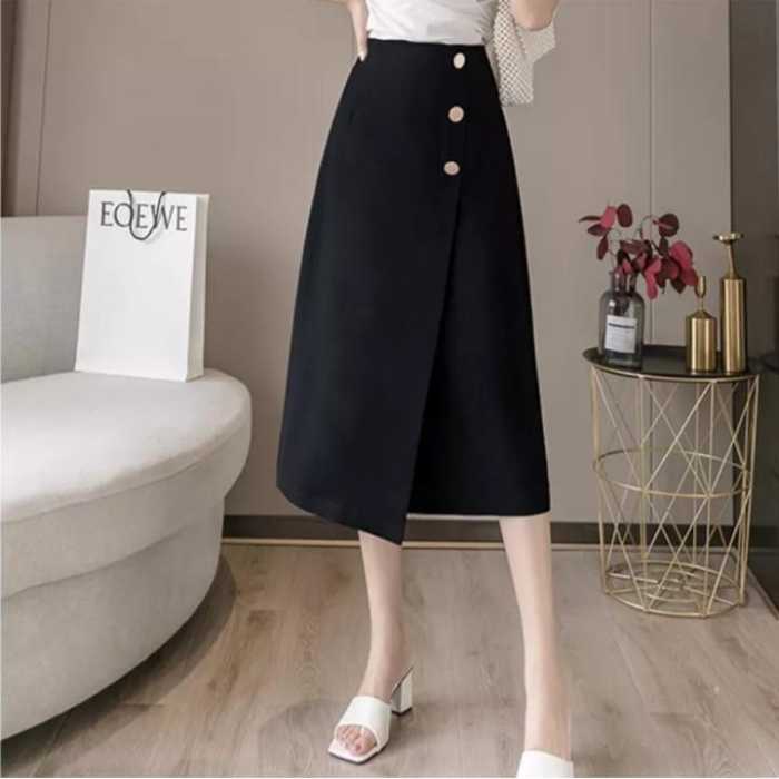 Chân váy chữ a xòe dáng dài SK108 KRFashion váy Cao Cấp đẹp ngọt ngào midi  style Hàn Quốc vải mềm rũ váy chữ A