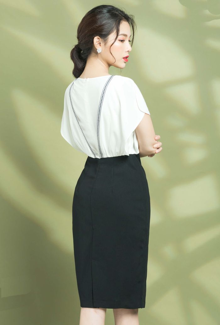 Điệu đà với chiếc chân váy được thiết kế bởi xưởng may Kim Anh