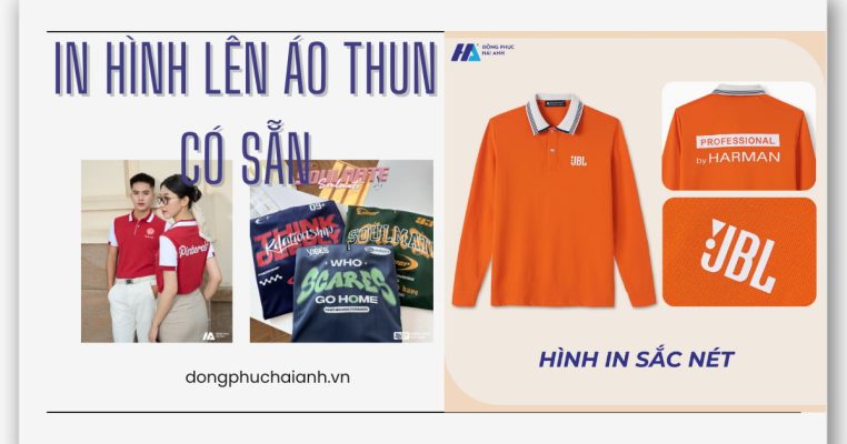 in hình lên áo thun có sẵn- đồng phục Hải Anh